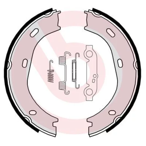 Sada brzd. čeľustí parkov. brzdy BREMBO S 50 501