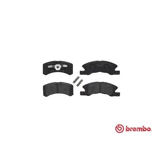 Sada brzdových platničiek kotúčovej brzdy BREMBO P 16 011 - obr. 1