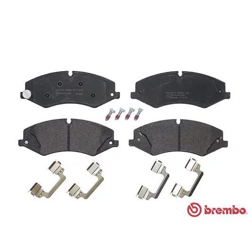 Sada brzdových platničiek kotúčovej brzdy BREMBO P 44 022 - obr. 1