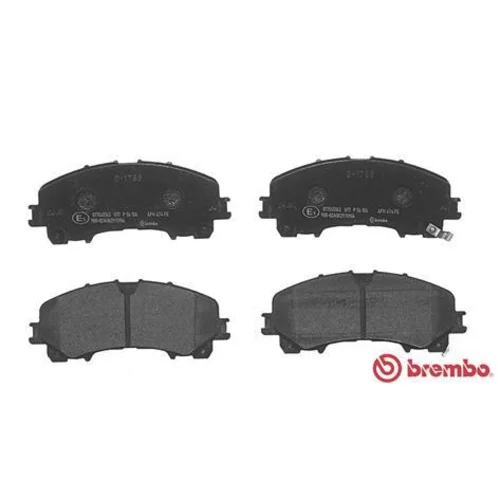 Sada brzdových platničiek kotúčovej brzdy BREMBO P 56 106 - obr. 1