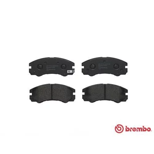 Sada brzdových platničiek kotúčovej brzdy BREMBO P 59 020 - obr. 1