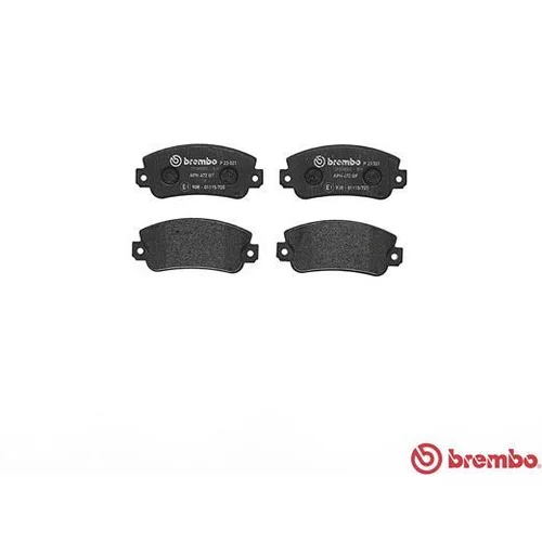 Sada brzdových platničiek kotúčovej brzdy P 23 021 /BREMBO/ - obr. 1