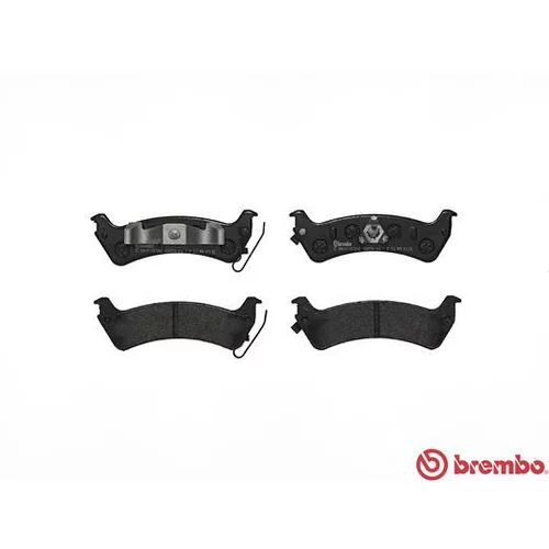 Sada brzdových platničiek kotúčovej brzdy BREMBO P 37 012 - obr. 1