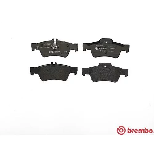 Sada brzdových platničiek kotúčovej brzdy BREMBO P 50 052 - obr. 1