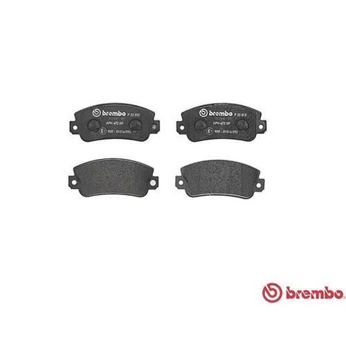 Sada brzdových platničiek kotúčovej brzdy BREMBO P 23 013 - obr. 1