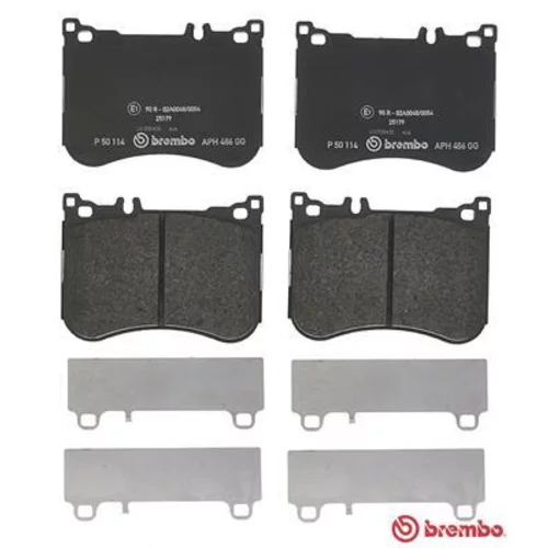 Sada brzdových platničiek kotúčovej brzdy BREMBO P 50 114 - obr. 1