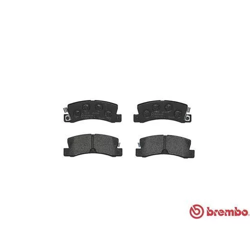 Sada brzdových platničiek kotúčovej brzdy BREMBO P 83 015 - obr. 1