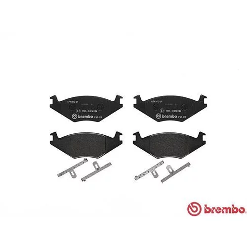 Sada brzdových platničiek kotúčovej brzdy BREMBO P 85 019 - obr. 1