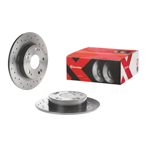 Brzdový kotúč BREMBO 08.A147.1X - obr. 1