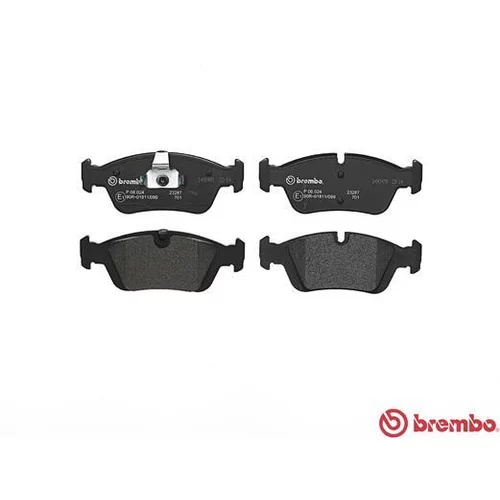 Sada brzdových platničiek kotúčovej brzdy BREMBO P 06 024 - obr. 1