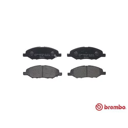 Sada brzdových platničiek kotúčovej brzdy BREMBO P 56 088 - obr. 1