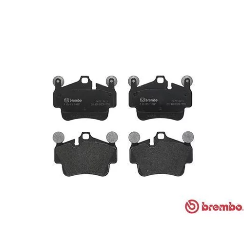 Sada brzdových platničiek kotúčovej brzdy BREMBO P 65 015 - obr. 1