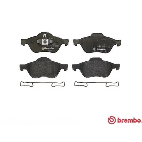 Sada brzdových platničiek kotúčovej brzdy BREMBO P 68 048 - obr. 1