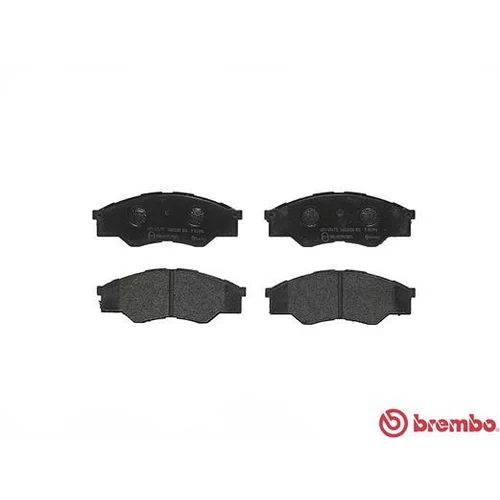 Sada brzdových platničiek kotúčovej brzdy BREMBO P 83 096 - obr. 1