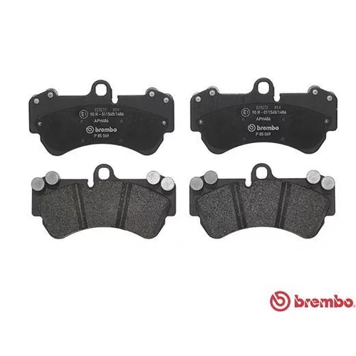 Sada brzdových platničiek kotúčovej brzdy BREMBO P 85 069 - obr. 1