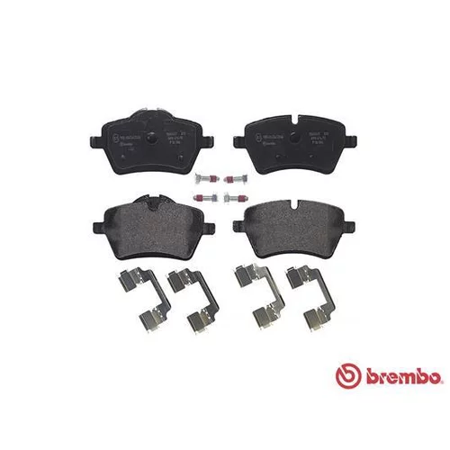 Sada brzdových platničiek kotúčovej brzdy BREMBO P 06 086 - obr. 1