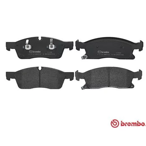 Sada brzdových platničiek kotúčovej brzdy BREMBO P 37 017 - obr. 1