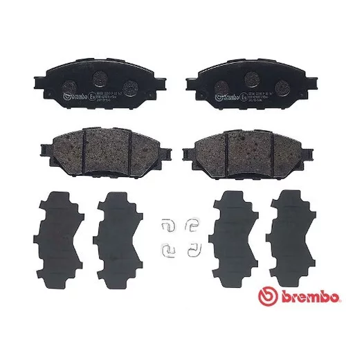 Sada brzdových platničiek kotúčovej brzdy BREMBO P 83 167 - obr. 1