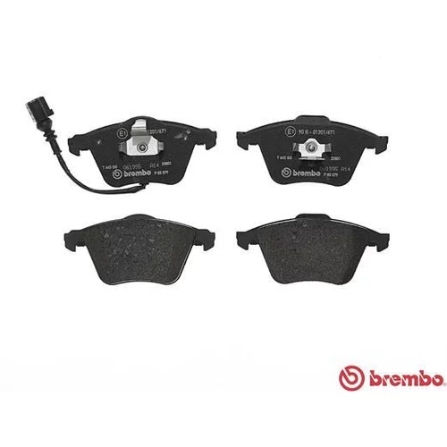 Sada brzdových platničiek kotúčovej brzdy BREMBO P 85 079 - obr. 1