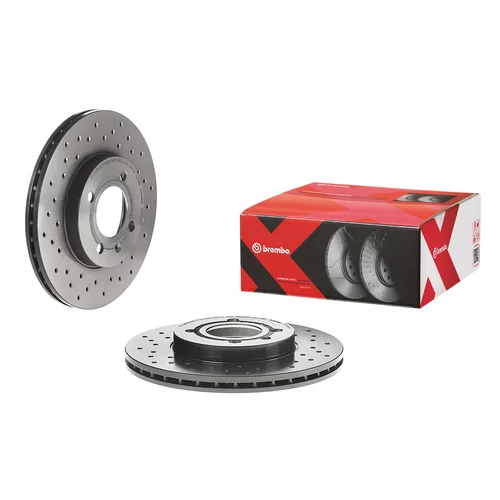 Brzdový kotúč BREMBO 09.5166.1X - obr. 1