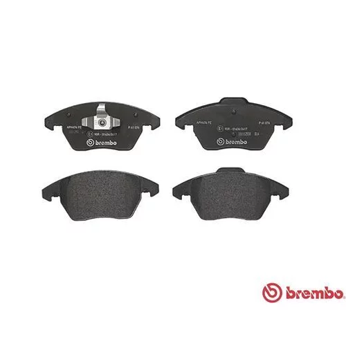 Sada brzdových platničiek kotúčovej brzdy P 61 076 /BREMBO/ - obr. 1