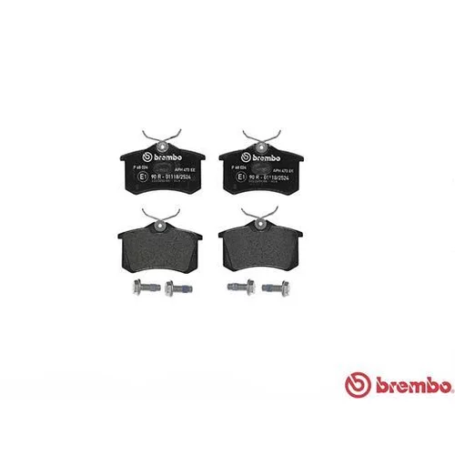 Sada brzdových platničiek kotúčovej brzdy BREMBO P 68 024 - obr. 1