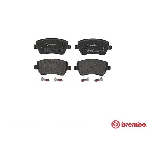 Sada brzdových platničiek kotúčovej brzdy BREMBO P 68 033 - obr. 1