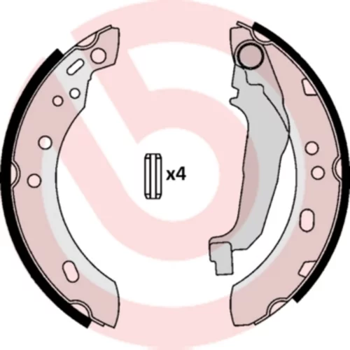 Sada brzdových čeľustí BREMBO S 56 507