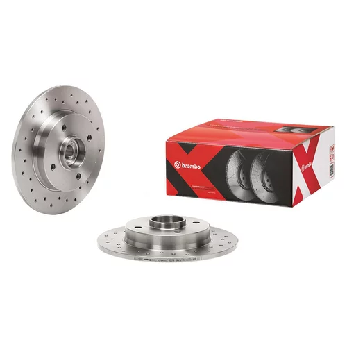 Brzdový kotúč BREMBO 08.9512.1X - obr. 1