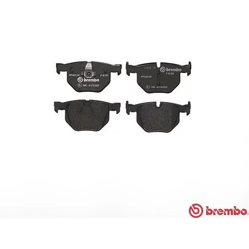 Sada brzdových platničiek kotúčovej brzdy P 06 033 /BREMBO/ - obr. 1