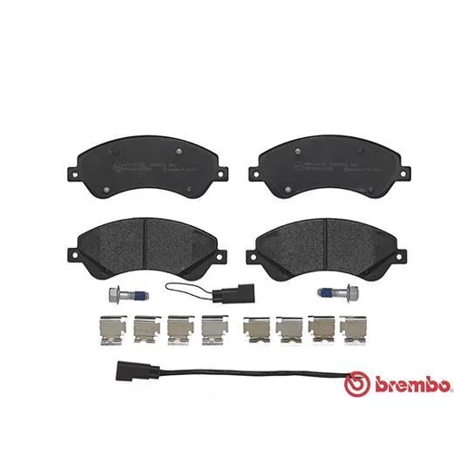 Sada brzdových platničiek kotúčovej brzdy BREMBO P 24 065 - obr. 1