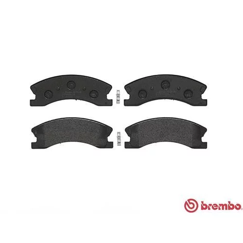 Sada brzdových platničiek kotúčovej brzdy BREMBO P 37 008 - obr. 1