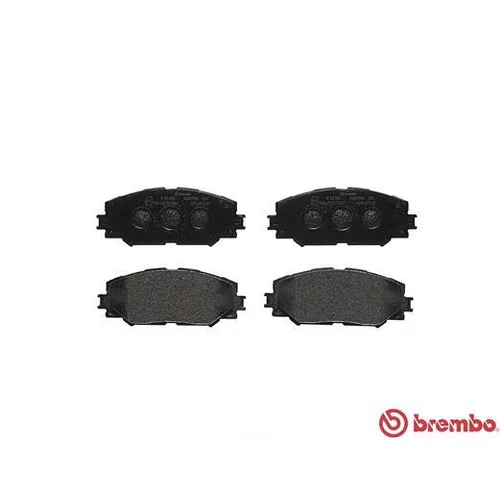 Sada brzdových platničiek kotúčovej brzdy BREMBO P 83 082 - obr. 1