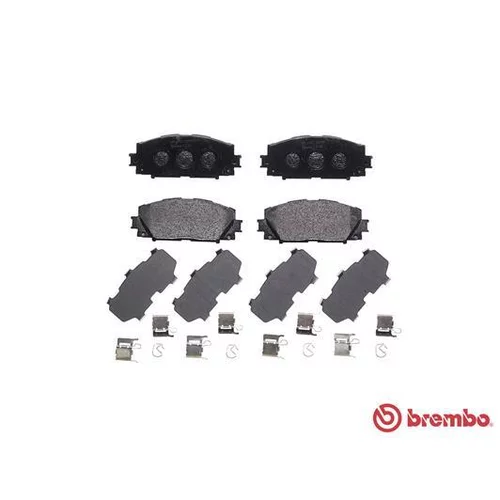 Sada brzdových platničiek kotúčovej brzdy BREMBO P 83 141 - obr. 1