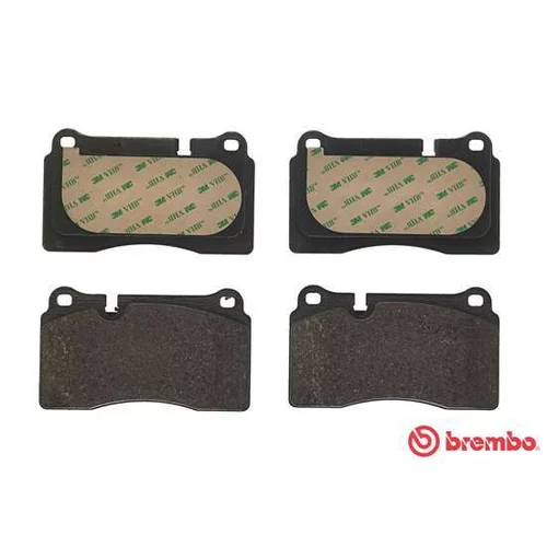 Sada brzdových platničiek kotúčovej brzdy BREMBO P 85 116 - obr. 1