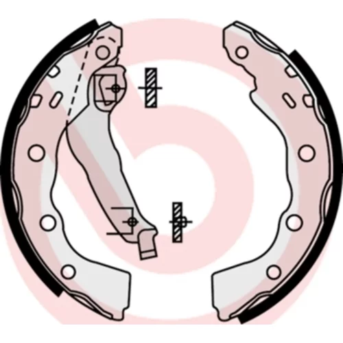 Sada brzdových čeľustí BREMBO S 54 515