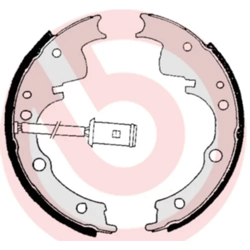 Sada brzdových čeľustí BREMBO S A6 505