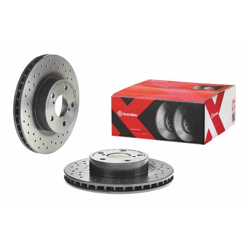 Brzdový kotúč BREMBO 09.5673.1X - obr. 1