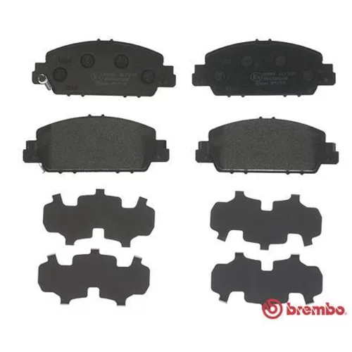 Sada brzdových platničiek kotúčovej brzdy BREMBO P 28 077 - obr. 1