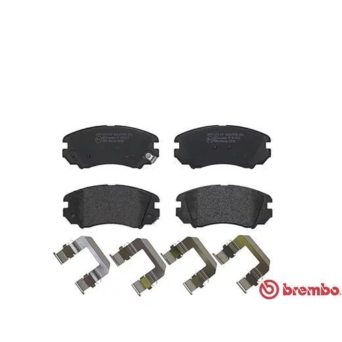 Sada brzdových platničiek kotúčovej brzdy BREMBO P 30 043 - obr. 1