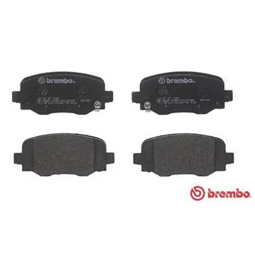 Sada brzdových platničiek kotúčovej brzdy BREMBO P 37 020 - obr. 1