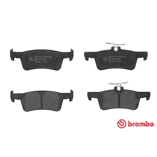 Sada brzdových platničiek kotúčovej brzdy BREMBO P 61 126 - obr. 1