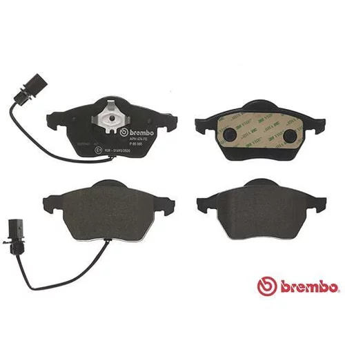 Sada brzdových platničiek kotúčovej brzdy BREMBO P 85 085 - obr. 1