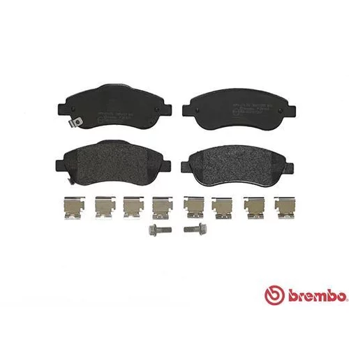 Sada brzdových platničiek kotúčovej brzdy BREMBO P 28 045 - obr. 1