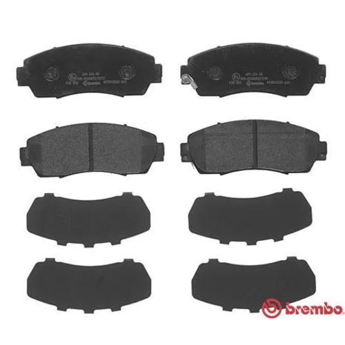 Sada brzdových platničiek kotúčovej brzdy BREMBO P 28 068 - obr. 1