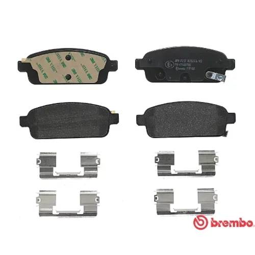 Sada brzdových platničiek kotúčovej brzdy BREMBO P 59 087 - obr. 1