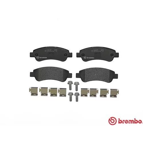 Sada brzdových platničiek kotúčovej brzdy BREMBO P 61 091 - obr. 1