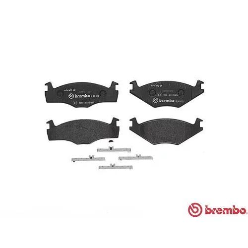 Sada brzdových platničiek kotúčovej brzdy BREMBO P 85 012 - obr. 1