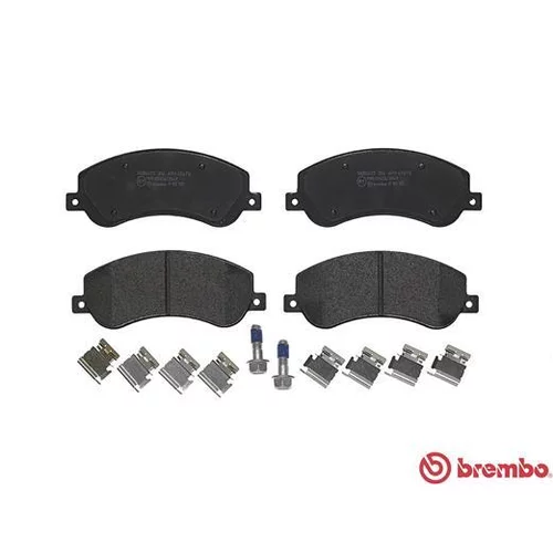 Sada brzdových platničiek kotúčovej brzdy BREMBO P 85 115 - obr. 1