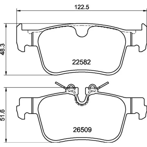 Sada brzdových platničiek kotúčovej brzdy P 86 035 /BREMBO/